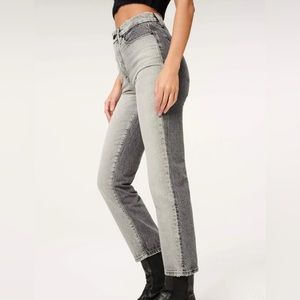 Good American Vintage Two-Tone Jeans
